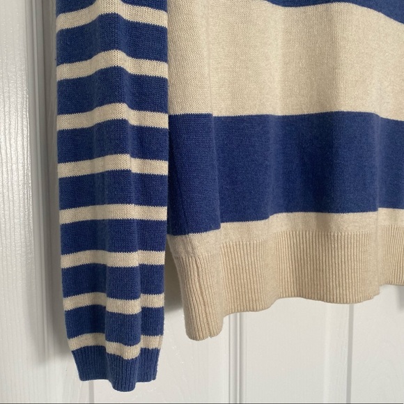 Wilfred Free | Vintage Blue and White Striped Starboard Sweater - Picture 4 of 14